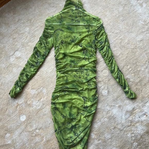 I.Am.Gia Green Mesh Y2K dress - Picture 4 of 5